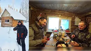 В ЭТОЙ ЛЕСНОЙ ИЗБЕ ХОЧЕТСЯ ЖИТЬ \ РЫБАЛКА ХАРИУСА В -30 \  ЕСТЬ ТРОФЕЙ \ ЖИЗНЬ И БЫТ В ТАЙГЕ