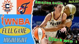 Indiana Fever vs Connecticut Sun Today [ FULL GAME Highlights ] | Aug 28,2024 | WNBA 2024 Season