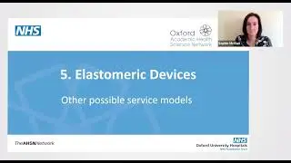 Elastomeric Devices: other possible service models