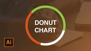 HOW TO CREATE DONUT CHARTS IN ILLUSTRATOR USING SCISSORS TOOL