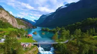 Amazing Nature | Drone | Waterfalls | Aerial View | No Copyright Videos