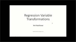 Regression Variable Transformations