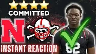 REACTION: 4-Star Malcolm Simpson COMMITS TO NEBRASKA | Top 300 DL | Husker Football Recruiting