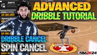 "2K24" NEW ADVANCED DRIBBLE TUTORIAL, NEW MOVES!!