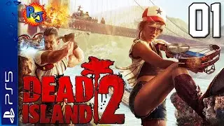 Let's Play Dead Island 2 PS5 Console | Co-op Multiplayer Gameplay Episode 1 (P+J)