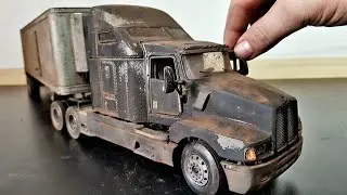 Kenworth T600 Restoration Abandoned Semi Trailer Truck