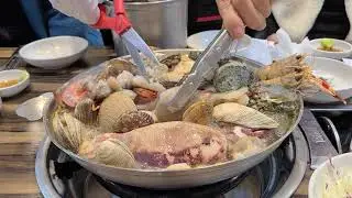 연산낙지해물탕에서.....