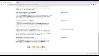 Google Scholar Search Results Scraper