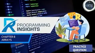 R programming Insights Chapter 8 Practice Questions Video.