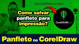 Impressão panfleto CorelDraw - Como exportar panfleto para impressão no CorelDraw #coreldraw #corel