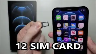 iPhone 12 / 12 Pro How to Insert / Remove SIM Card!