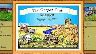 The Oregon Trail Deluxe - longplay fullplay - MECC, 1992 - PC / DOS - educational gaming - dysentery