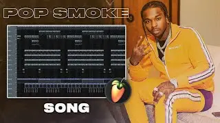 Making a drill beat around Pop Smoke's Vocals🕊️