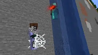 Minecraft Diamond Hunter vs Runner -- YouTube Short