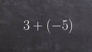 Basic Math - Adding a positive to a negative integer