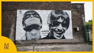Stunning Oasis mural appears outside Sifters record store