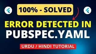 100% Fix -  Error detected in pubspec.yaml in flutter || pubspec.yaml Errors || Technical Encoder