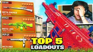 *NEW* TOP 5 META LOADOUTS after UPDATE! 👑 (Warzone 3 Meta Loadouts) MW3