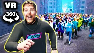 360° VR || MrBeast VS 1.000.000 FANS