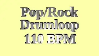 Pop/Rock Drum Loop 110 BPM