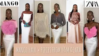 MANGO HAUL PLUS PIECE FROM ZARA AND H&M MAY 2024