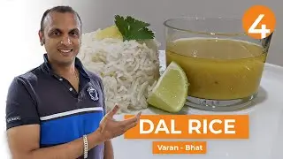 Learn to Cook-Basics #4 Dal & Rice (Varan Bhat Recipe)|How to Cook Rice Perfectly in Pressure Cooker