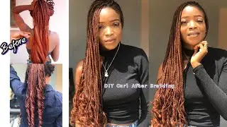 🔥How to make French curls | Curl The Tips of your Braided Hair