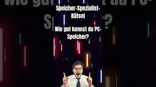 Wie gut kennst du PC Speicher? Kannst du das Rätsel lösen?