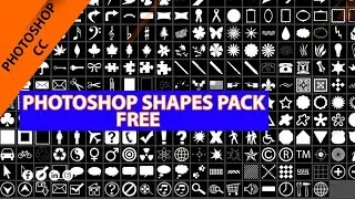 Photoshop shapes pack | Photoshop cc pack free download | Bandhan Studio