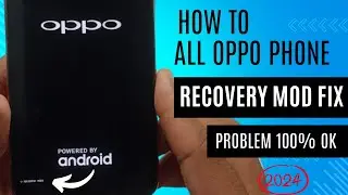 All Oppo Recovery Mode Problem | Oppo Coloros Recovery Problem Without Format | Recovery Stuck Fix