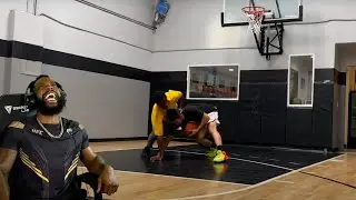 IT GOT PHYSICAL! 1v1 vs. R2BBALL (FLIGHTS TRAINER)