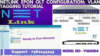 NetLink EPON OLT Configuration: VLAN Tagging Tutorial