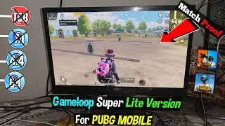 (NEW) Gameloop Lite Best For PUBG Mobile On Low End PC 2GB & 4GB Ram Without Graphics Card