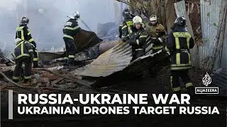 Russia and Ukraine trade biggest drone attacks of conflict