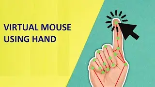 Virtual mouse using hand gesture #opencv #python