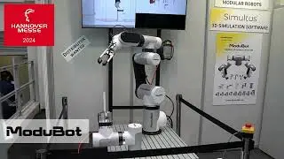 Roboty modułowe ModuBot na targach w Hannover Messe 2024