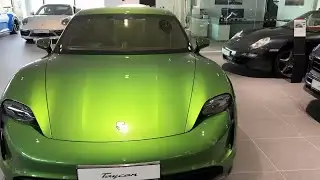 Taycan Turbo S Mamba Green