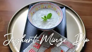 Yoghurt mint dip with lemon zest