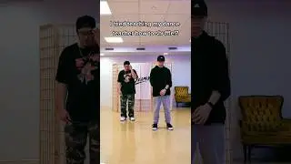 I tried teaching my dance teacher how to shuffle!?