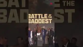 Tyson Fury and Francis Ngannou Weigh in