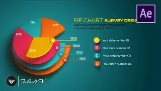 3D Pie Chart Infographic Set - Free Download After Effects Infographic Templates