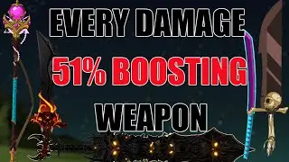 AQW EVERY All Damage Boosting POWERFUL Weapon (51%)