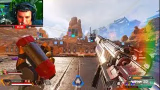 Nickmercs testing out Season 10 legend Seer's abilities and new Rampage gun in Apex Legends