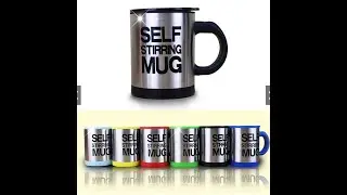 Self Stirring Mug Double Insulated Automatic Electric Coffee Cups Tea | Romar Video