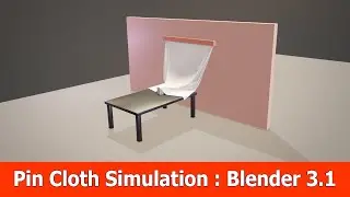 How to Make a Pin Cloth Simulation in Blender 3.1