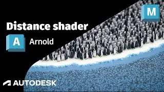 Arnold Tutorial - Snow and ice scene using the Distance shader