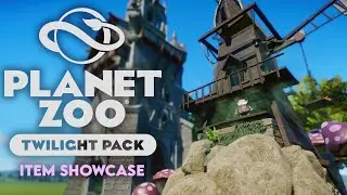 ITEM SHOWCASE! Amazing New Halloween Decorations For Planet Zoo! | Twilight Pack