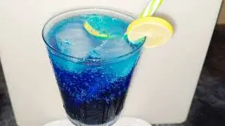 Refreshing Blue Lagoon /Blue Mocktail/Blue spicy Drink /summer drink by Food Fusion Family Recipes