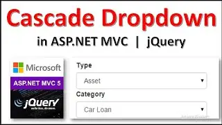 How to Create a Cascade Dropdown using jQuery | Asp.Net MVC | C#