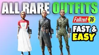 Fallout 76 How to Get All Rare Outfits / Clothing The Fastest & Easiest Way